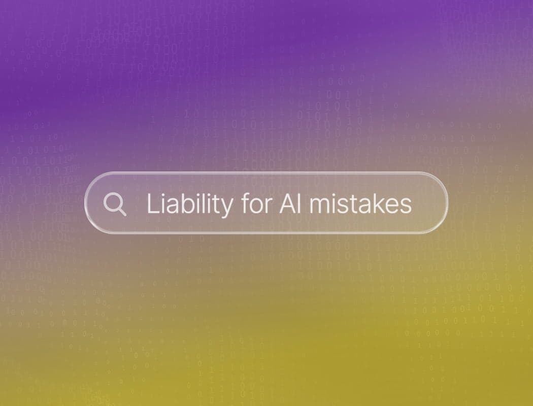Liability for AI mistakes