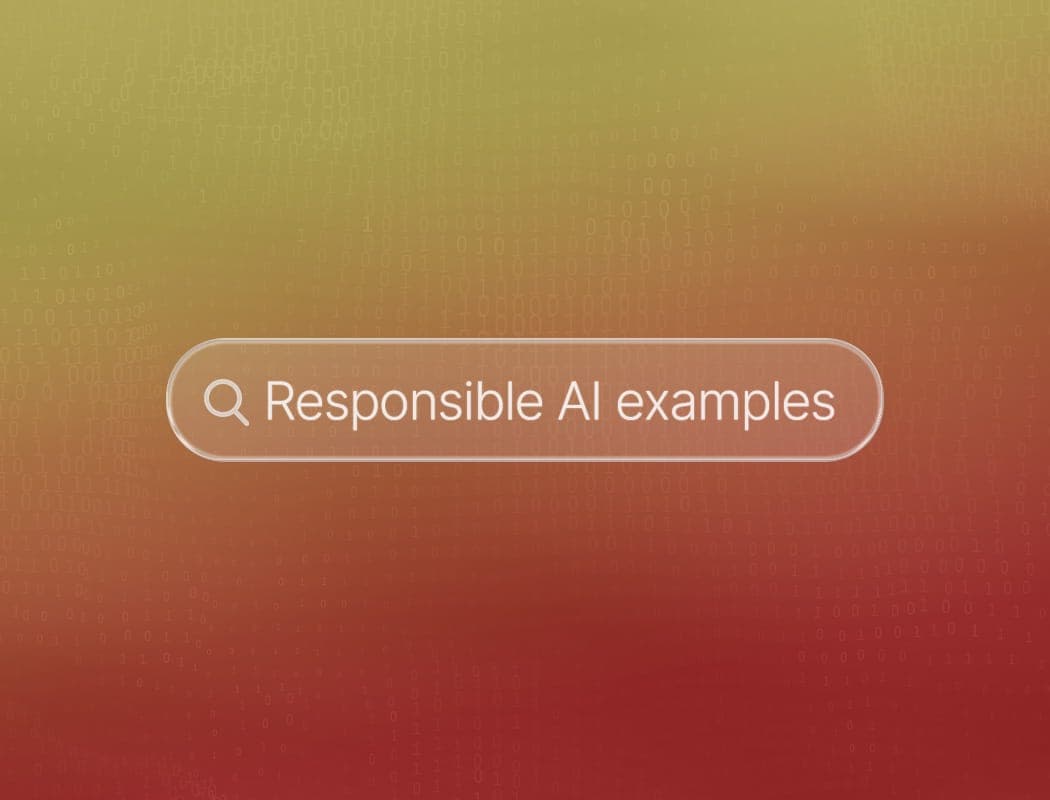 Examples responsible AI