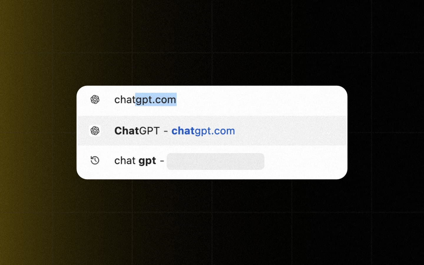 Searching ChatGPT online