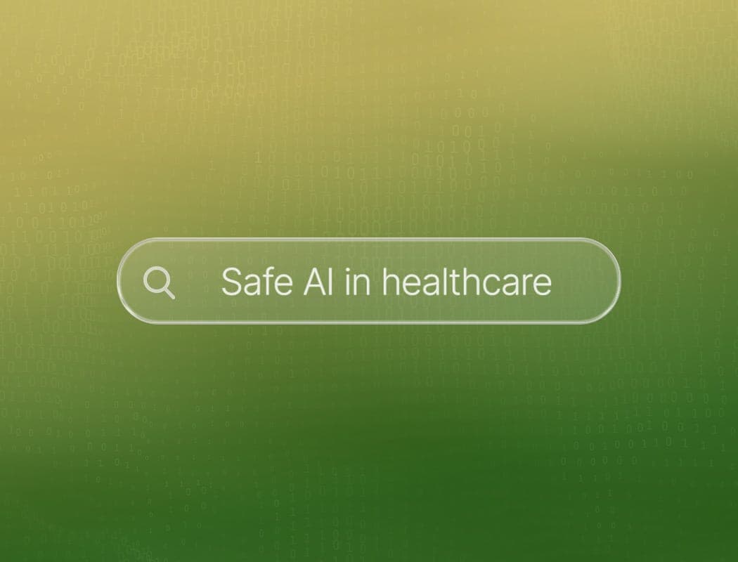 Safe AI in healthcare