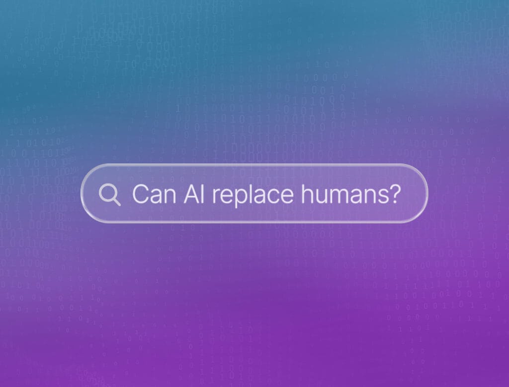 Can AI replace humans