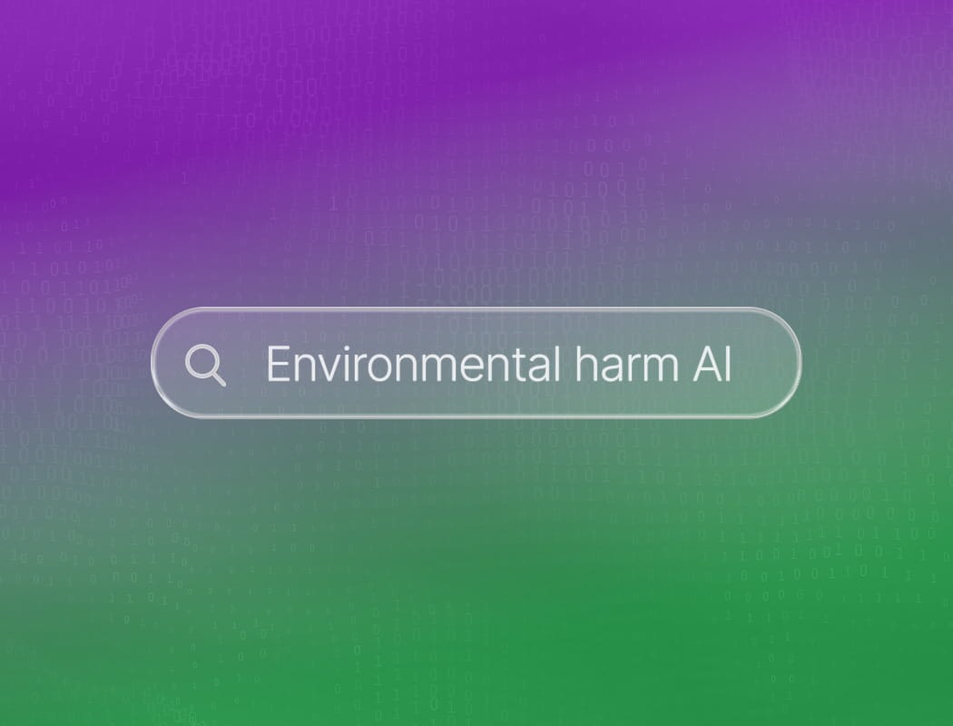 Environmental harm AI