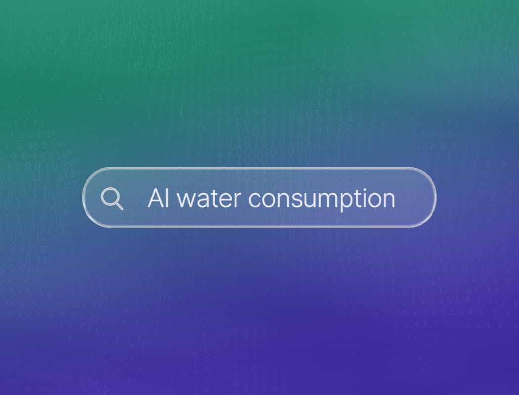 How much water AI consumes