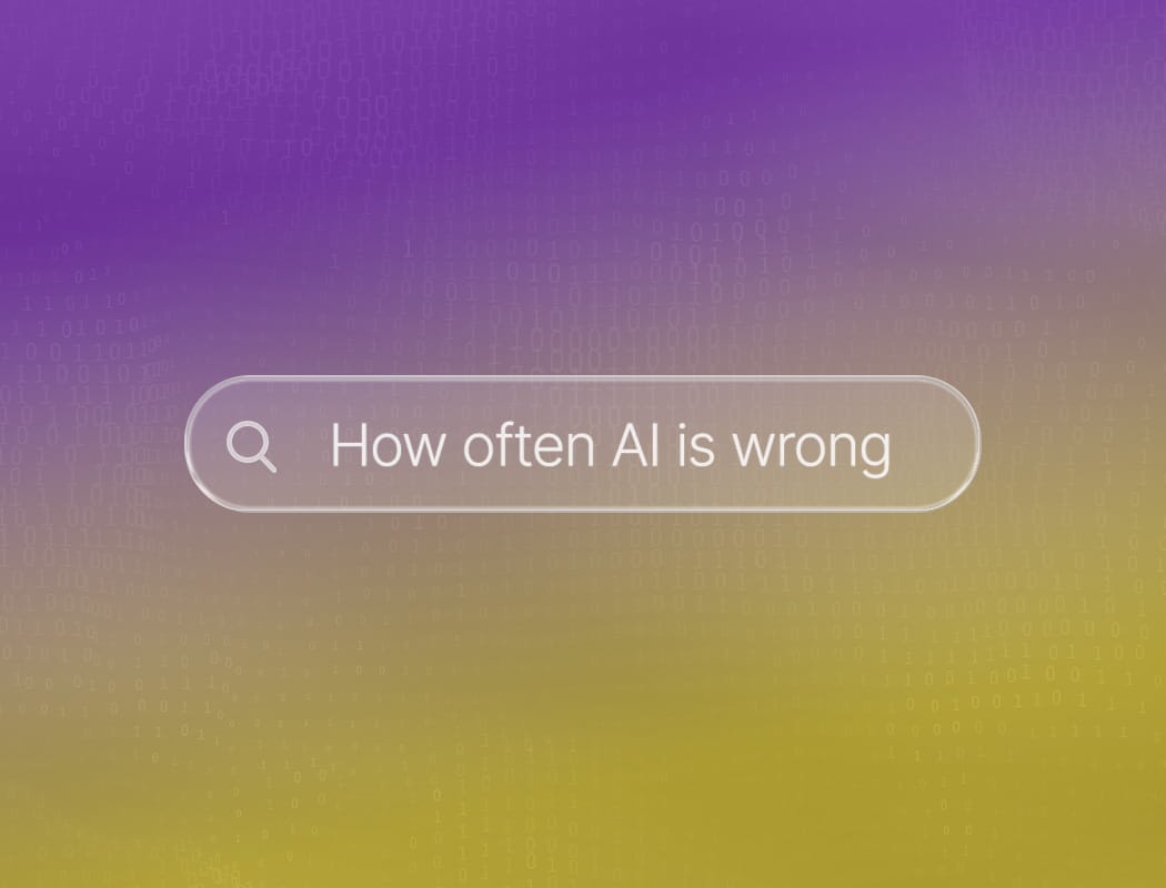 How often AI is wrong