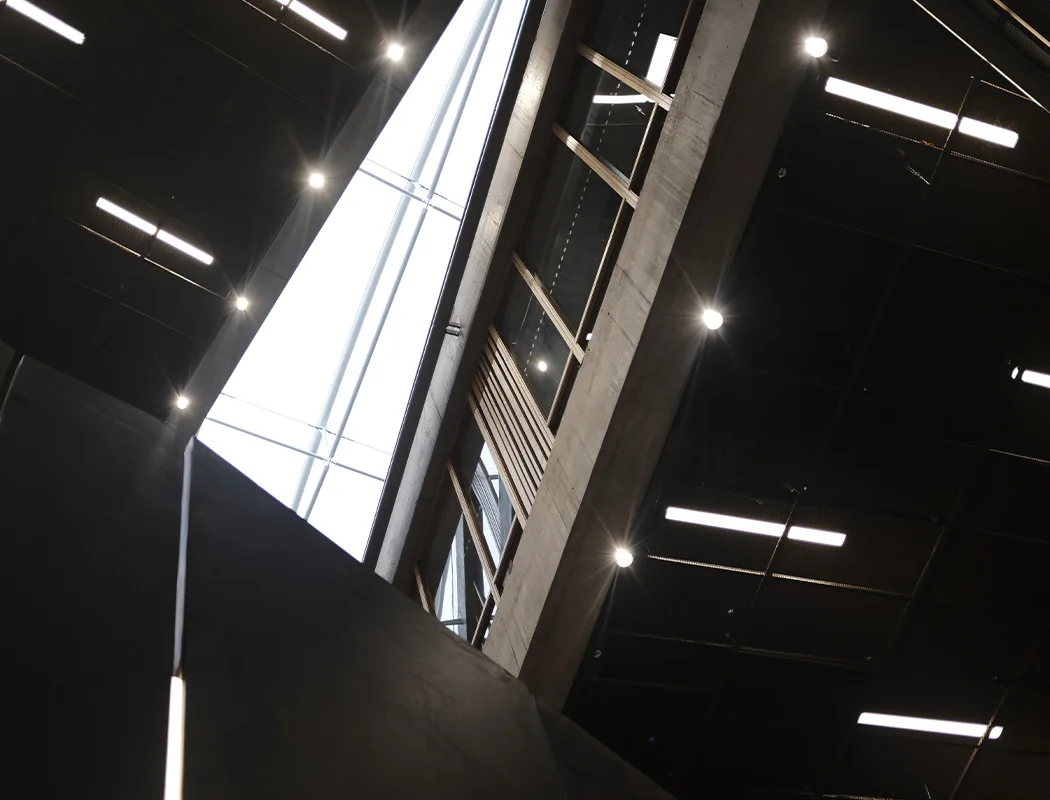 Office building dark