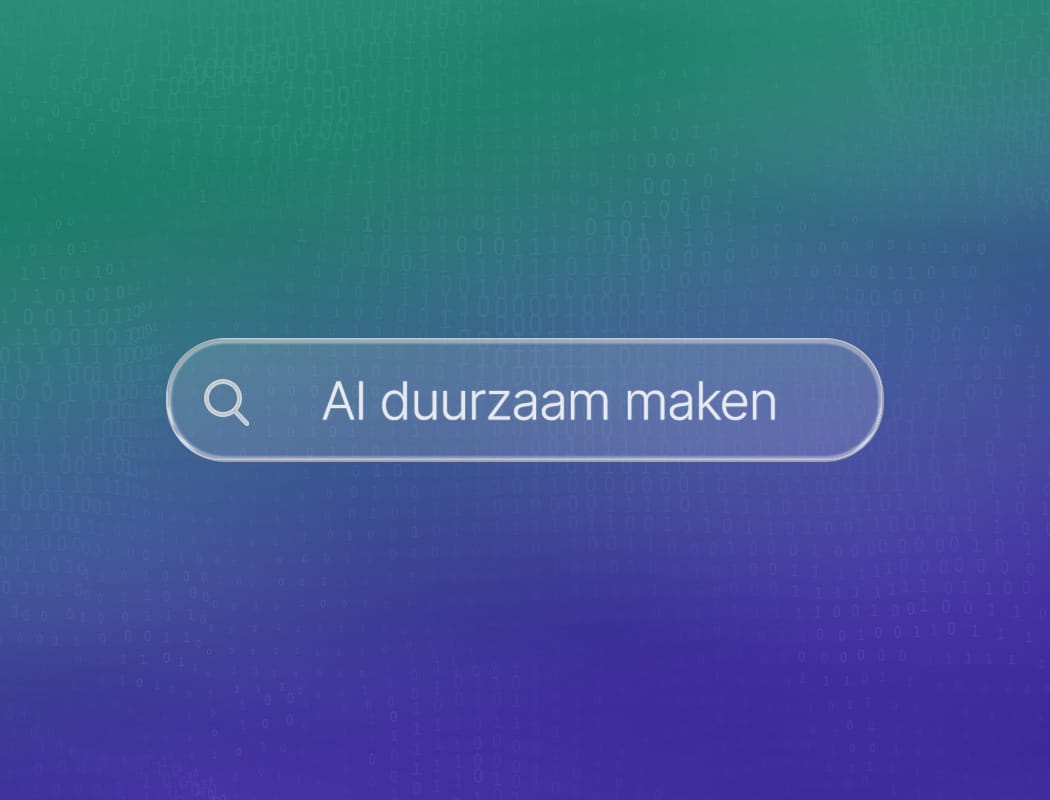 AI duurzaam maken