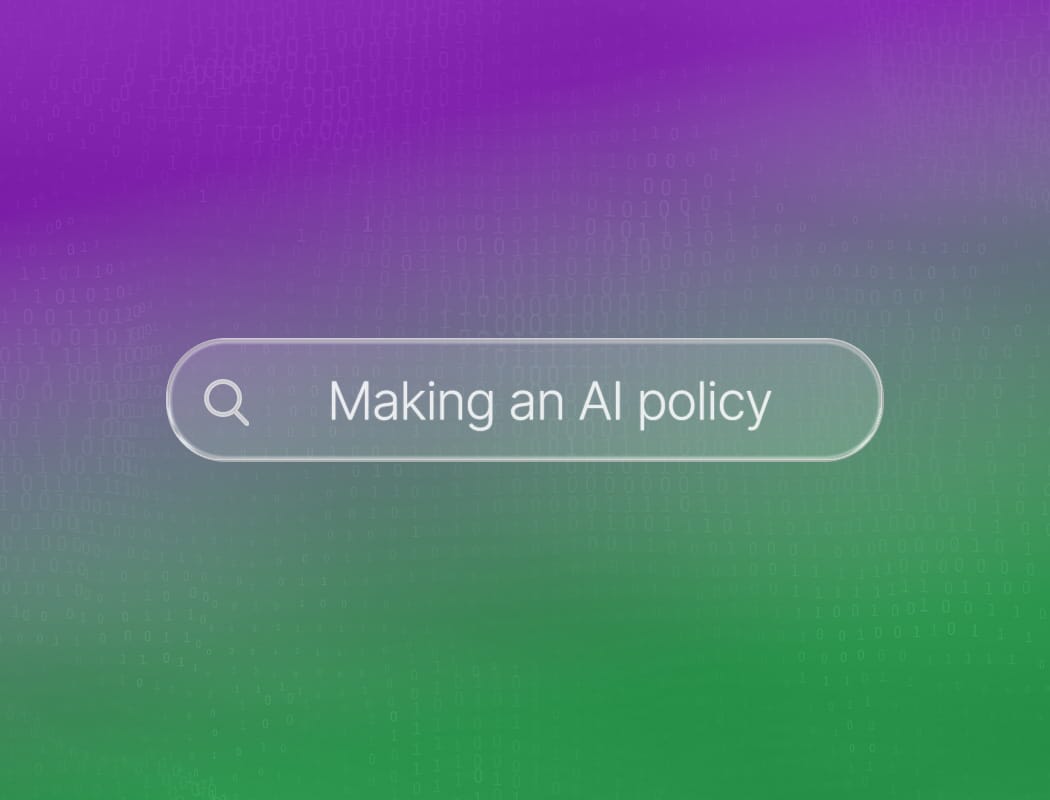 Making an AI policy