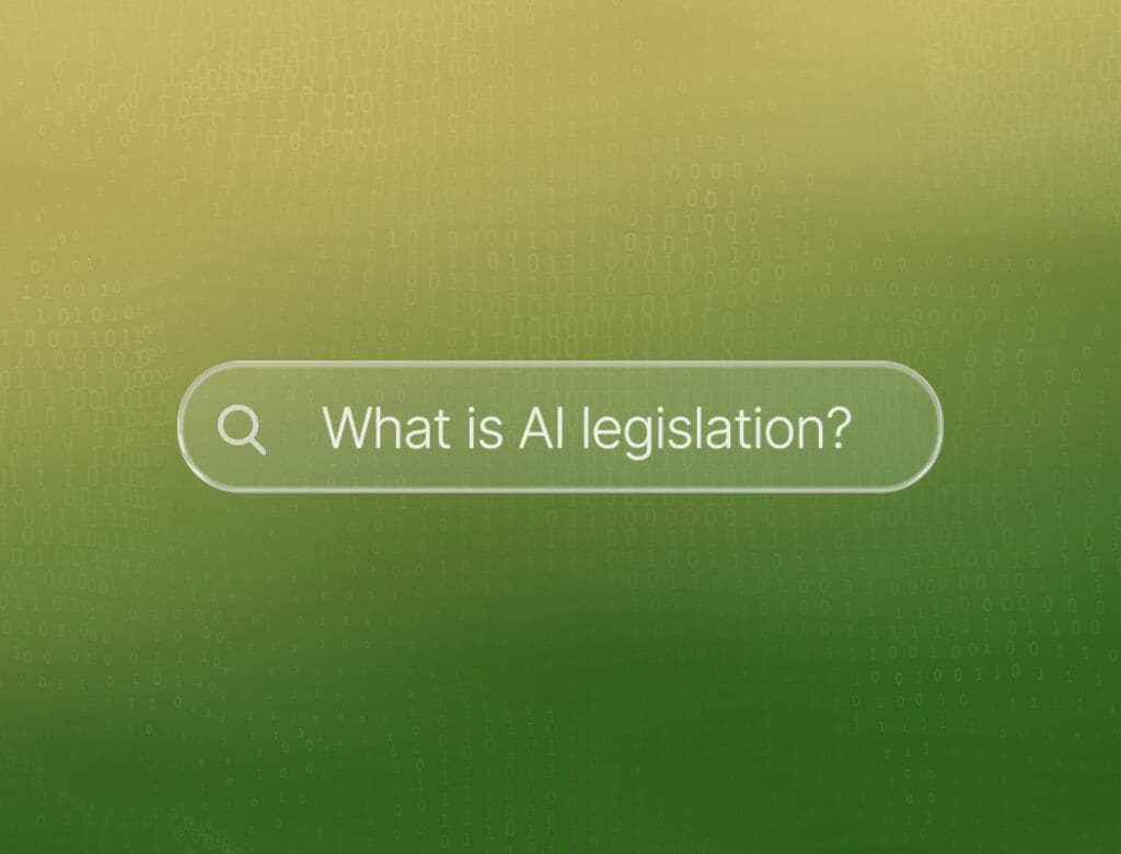 What is AI legislation