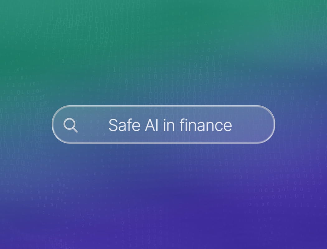 Safe AI in finance