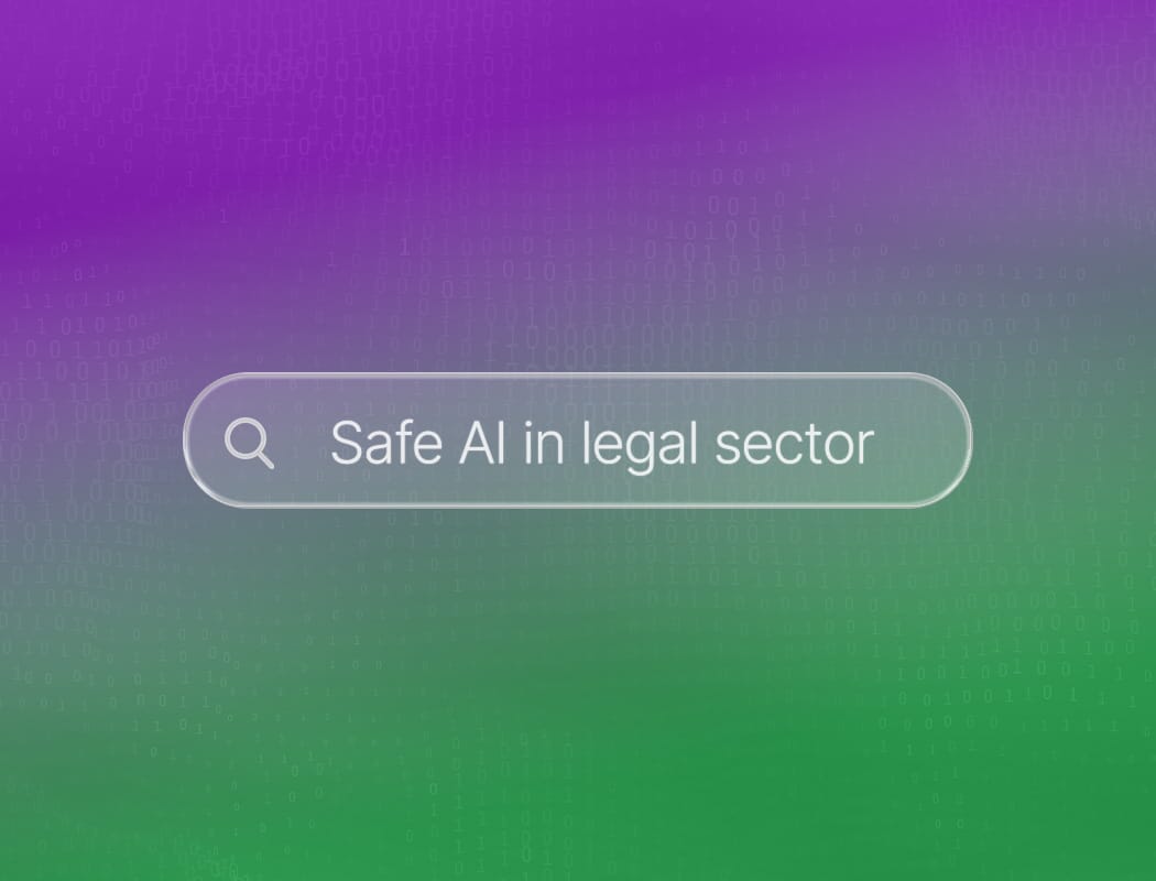 Safe AI in legal sector