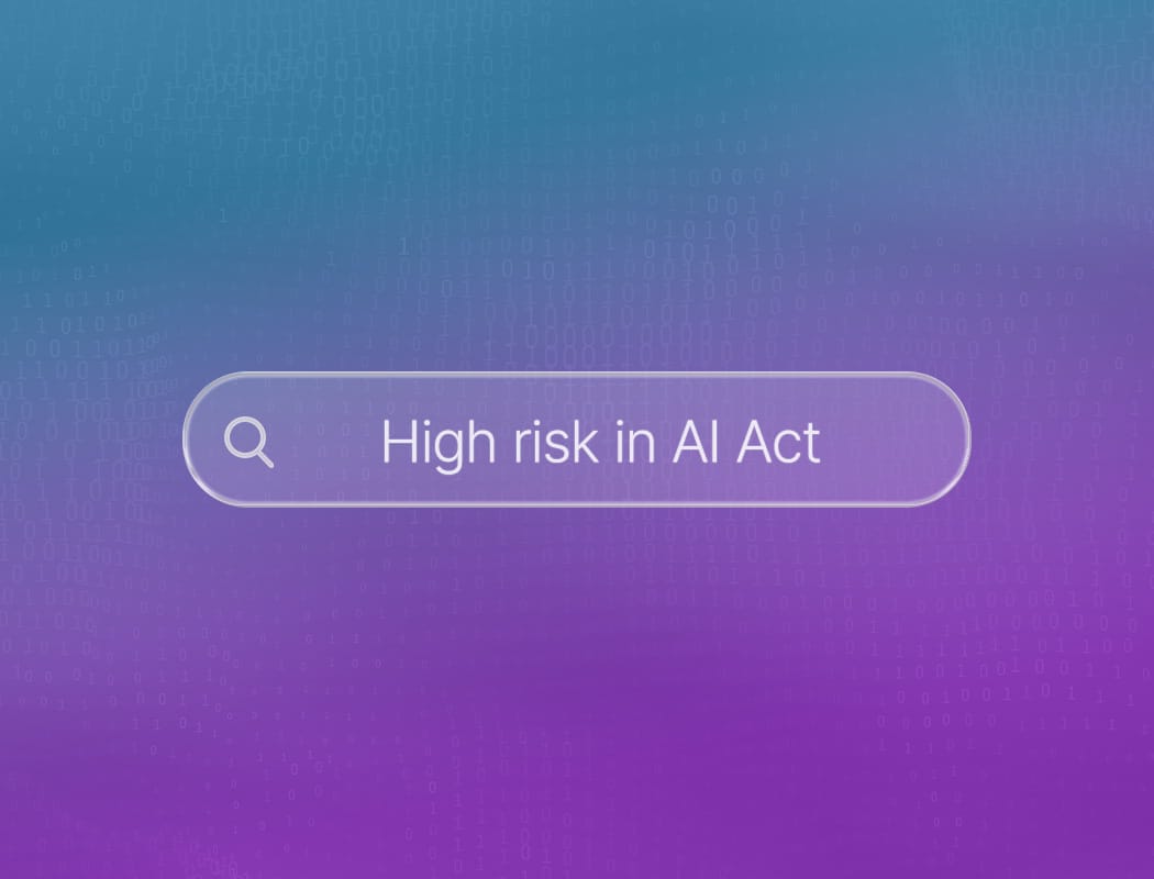 High risk in AI Act