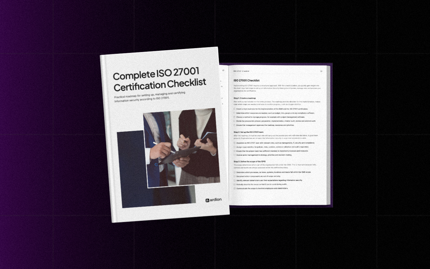 Cover ISO 27001 checklist